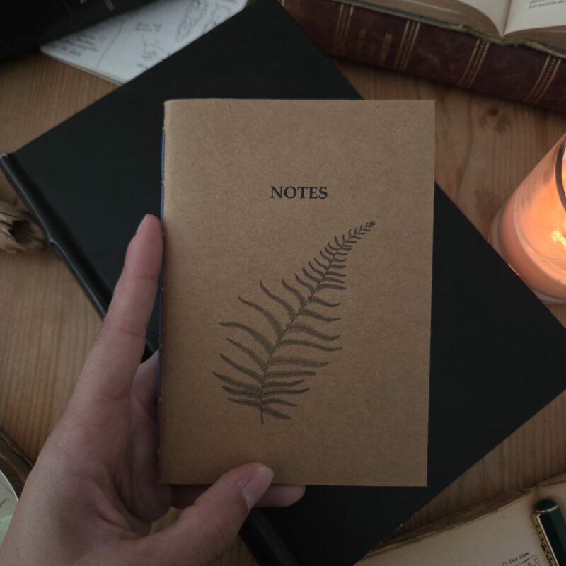 Carnet de notes fougère